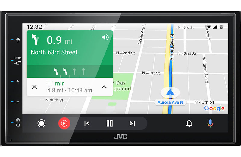JVC KW-M560BT 6.8" Android Auto/Apple CarPlay, Built-in Bluetooth Receiver