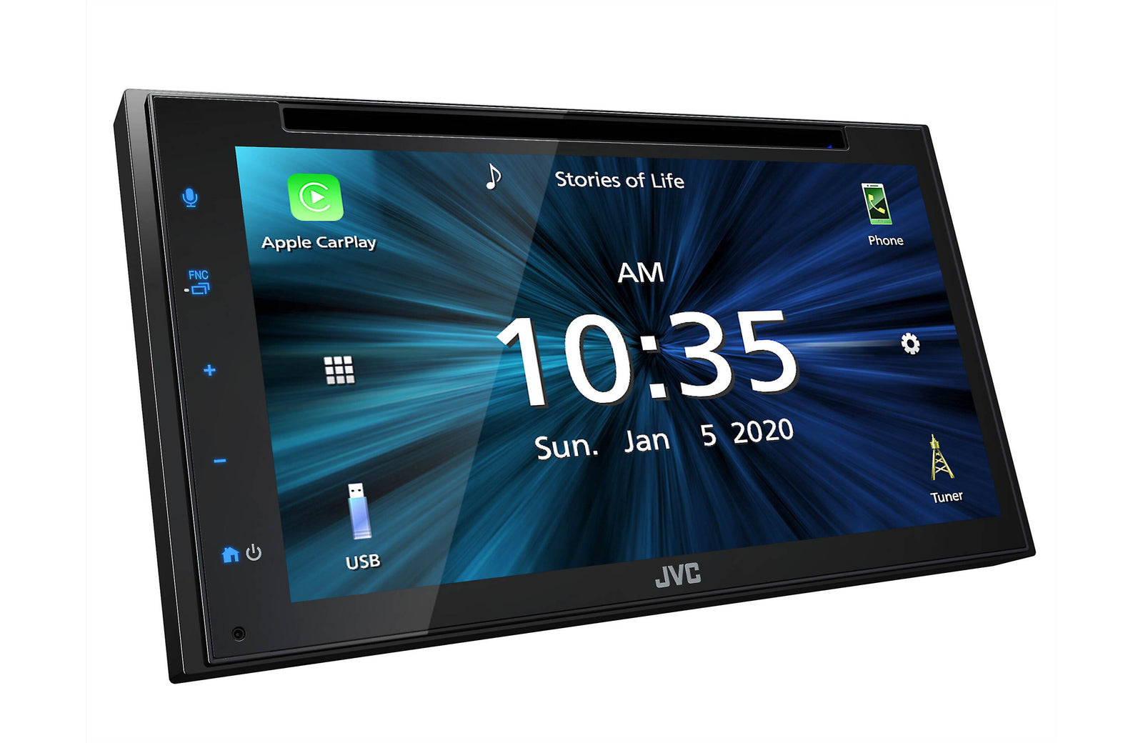 JVC KWV660BT 6.8" Android Auto/Apple CarPlay CD/DVD/DM Receiver
