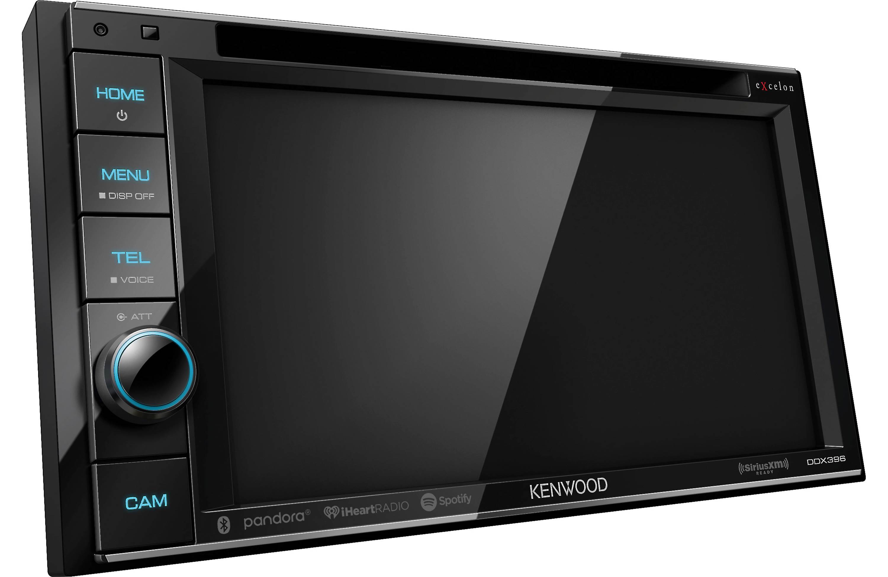 Kenwood eXcelon DDX396 Double DIN Monitor In-Dash Bluetooth DVD Receiver