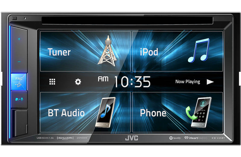 JVC KW-V25BT 6.8" Built in Bluetooth and In-Dash DVD Receiver