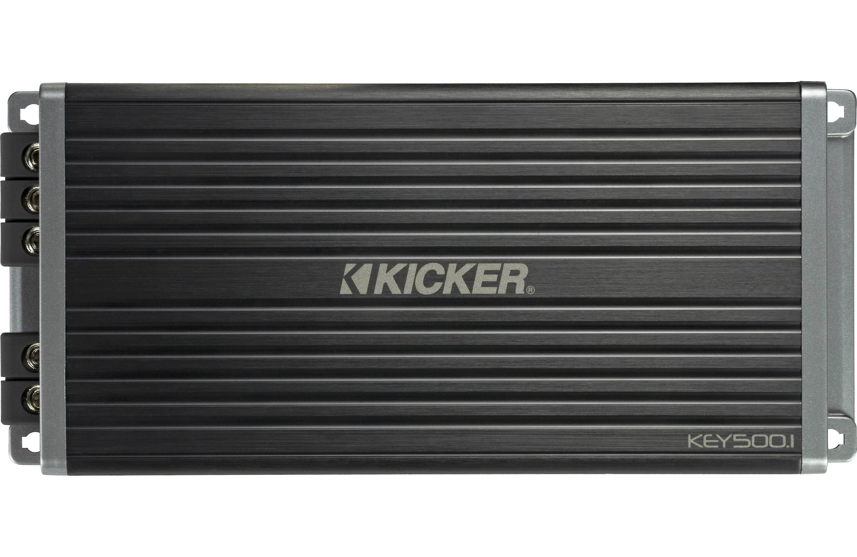 Kicker 47KEY500.1 500 watt Compact Mono Subwoofer Amplifier