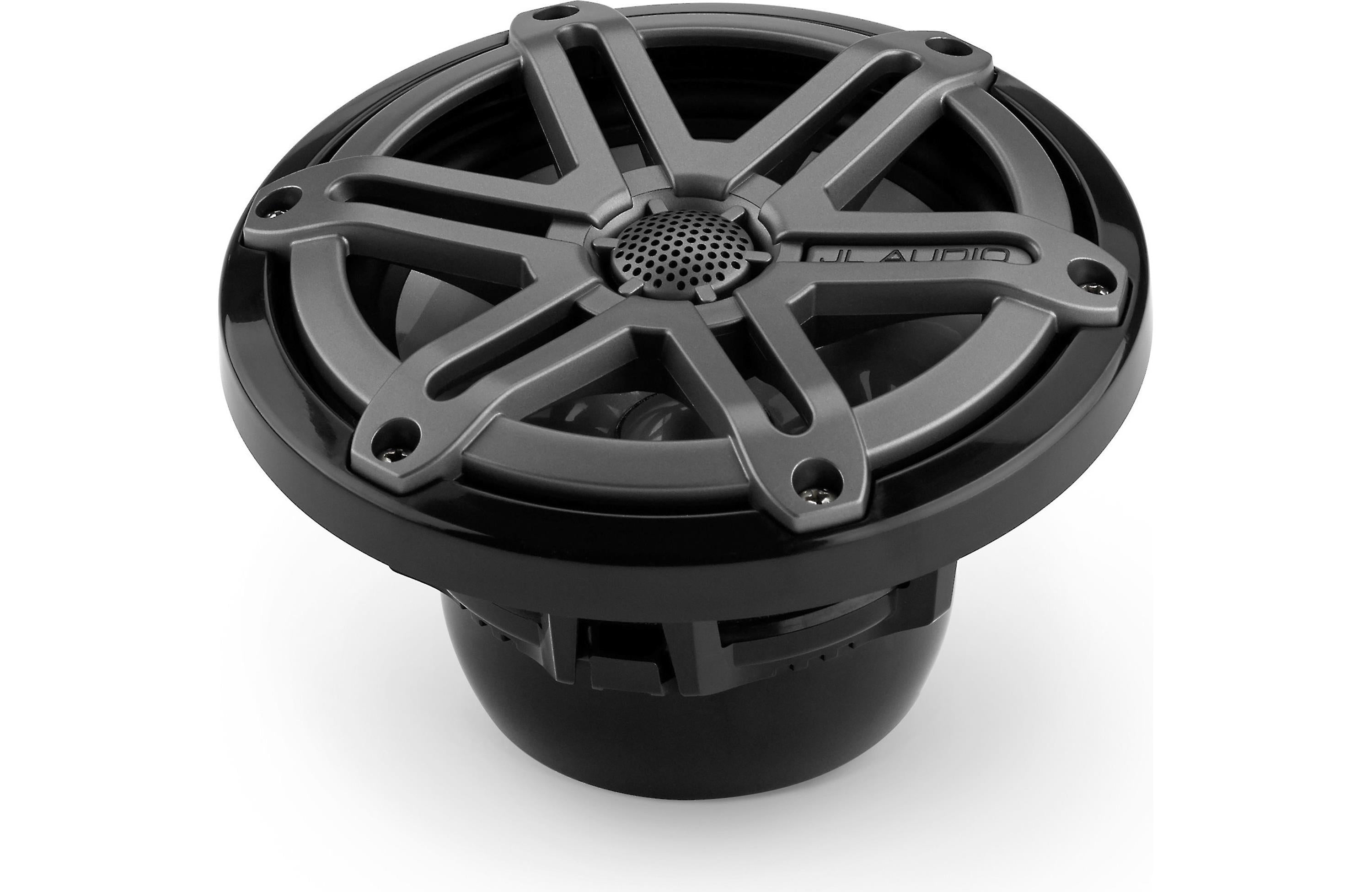 JL Audio M650-CCX-SG-TB/MCS-65CCX5-4-TB-BLb 6.5" 2-Way Marine Speakers (Black w/ Titanium "Sport" grilles)