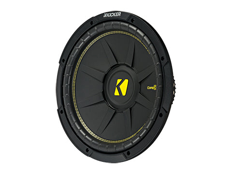 Kicker 44CWCD124 CompC 12" Subwoofer, Dual Voice Coil, 4-Ohm, 300W