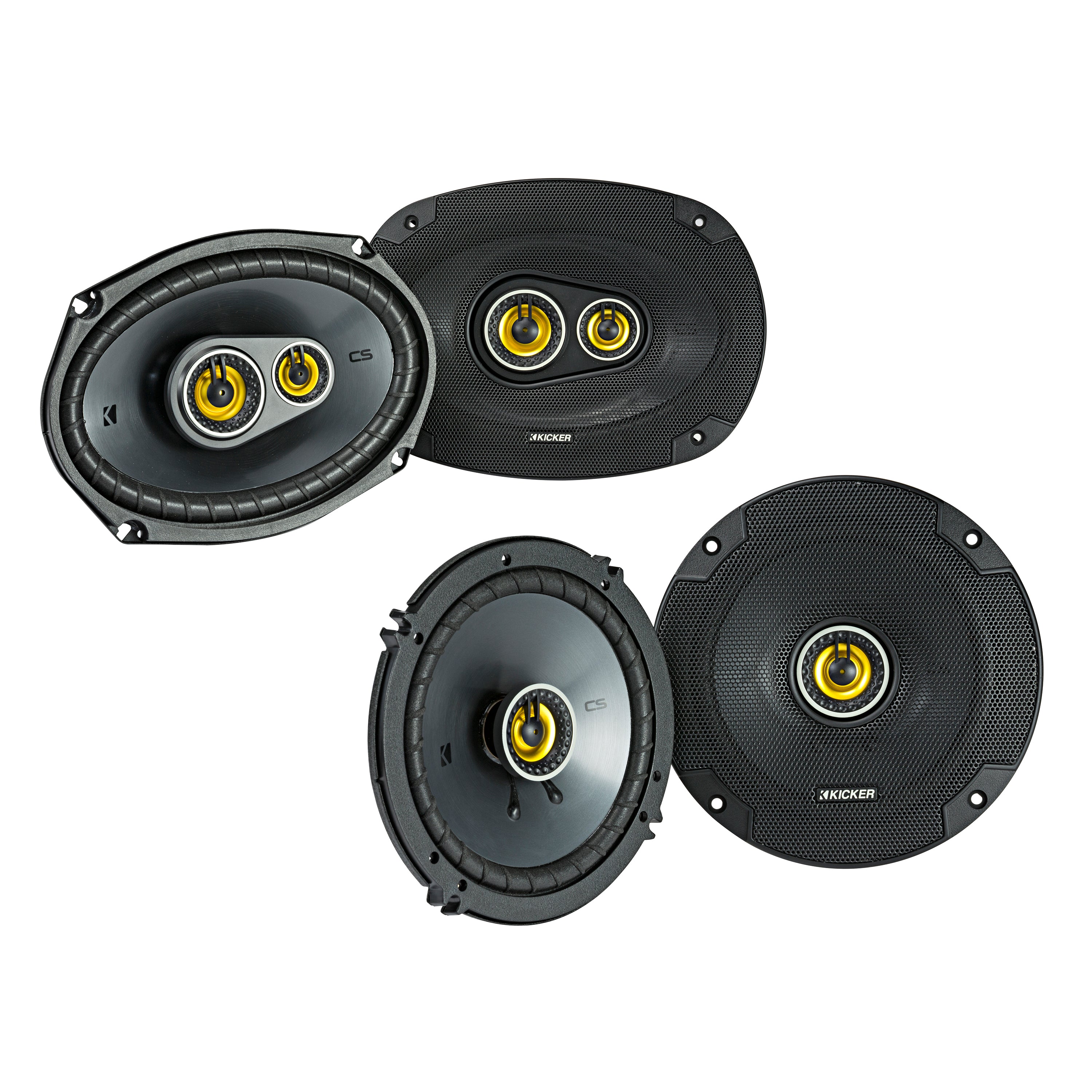 Kicker 1 Pair of 46CSC6934 6x9" Speakers + 1 Pair of 46CSC654 6.5" Speakers