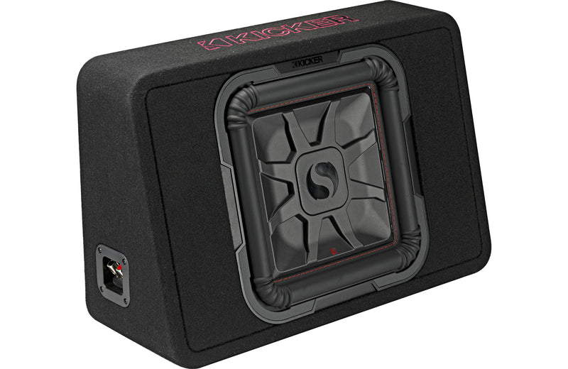 Kicker 46TL7T124-3 Sealed 4-ohm Single Square 12" Shallow-Mount Subwoofer  (Factory Renewed)