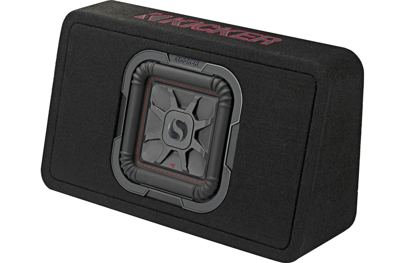 Kicker 46TL7T82-3 Sealed 4-ohm Square 8" Shallow-Mount Subwoofer  (Factory Renewed)