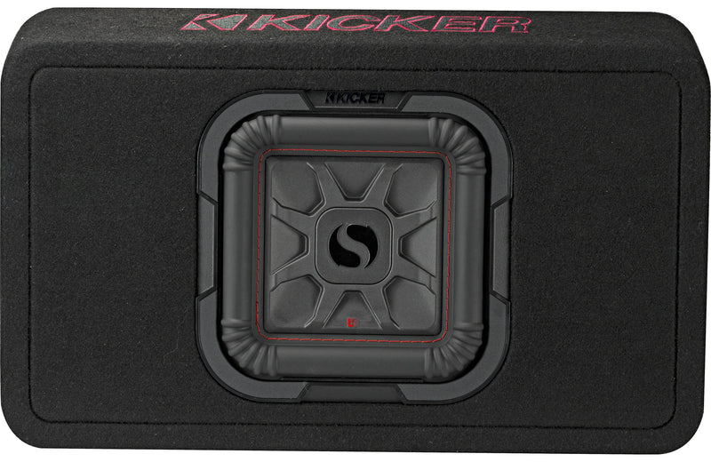 Kicker 46TL7T82-3 Sealed 4-ohm Square 8" Shallow-Mount Subwoofer  (Factory Renewed)