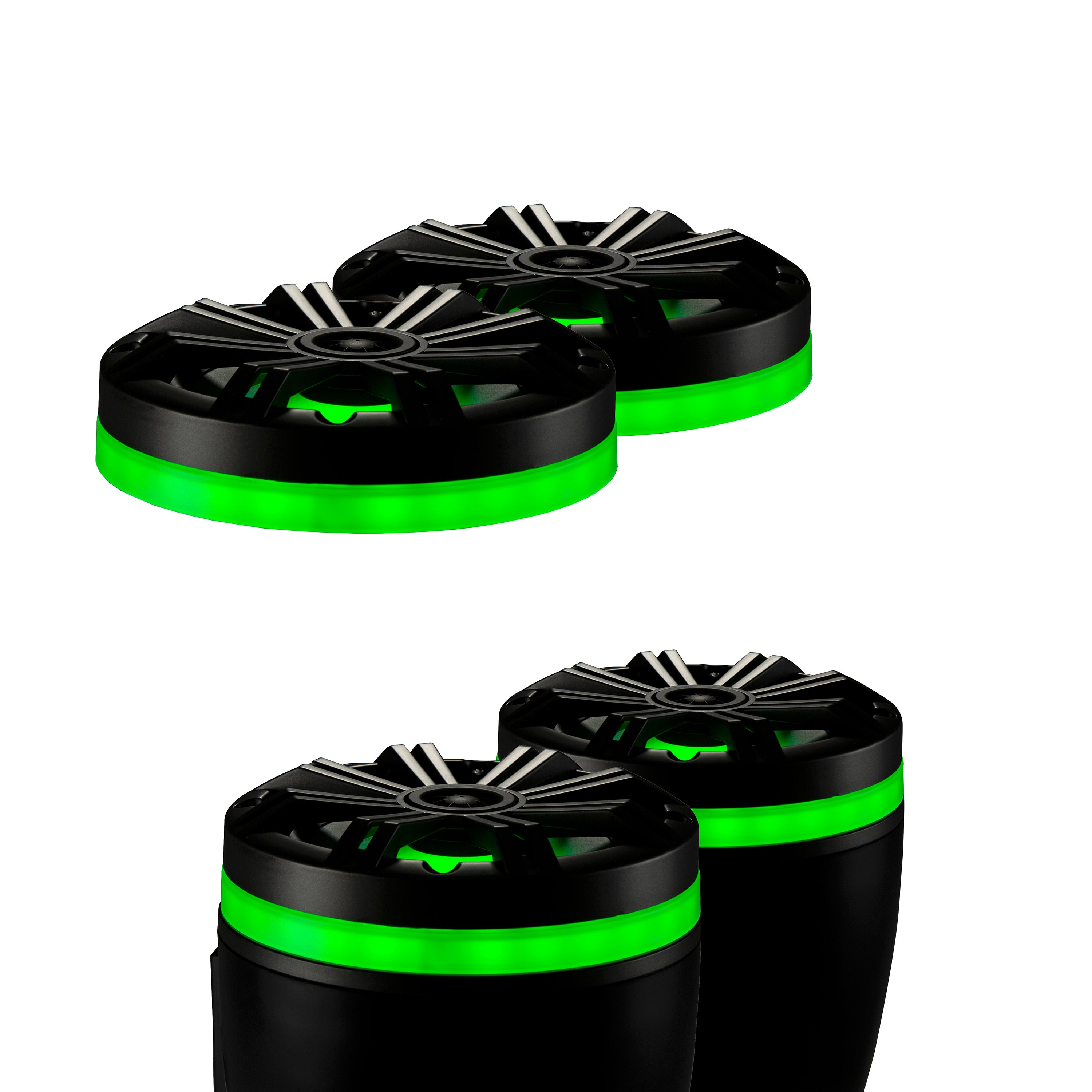 Kicker 47KLSR12 KLSR 12" Inch LED Lighted Speaker Rings