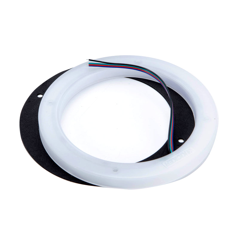 Kicker 47KLSR10 KLSR 10" Inch LED Lighted Speaker Rings (Single LED Ring)