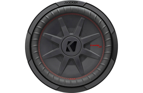 Kicker 48CWRT122 Shallow-Mount 12" Subwoofer with Dual 2-Ohm Voice Coils