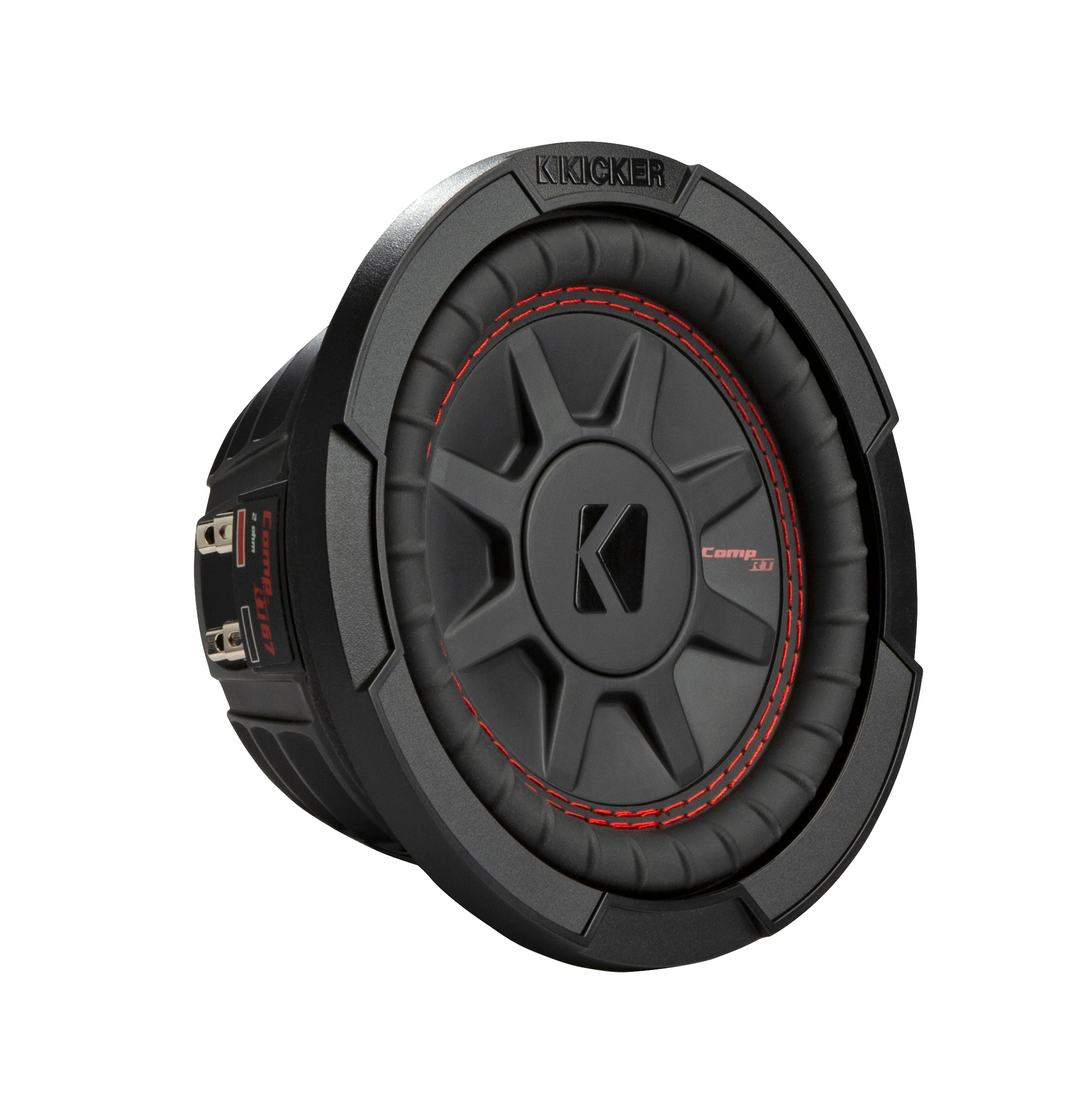 Kicker 48CWRT672 CompRT 6.75-Inch (165mm) Subwoofer DVC, 2-Ohm 150W