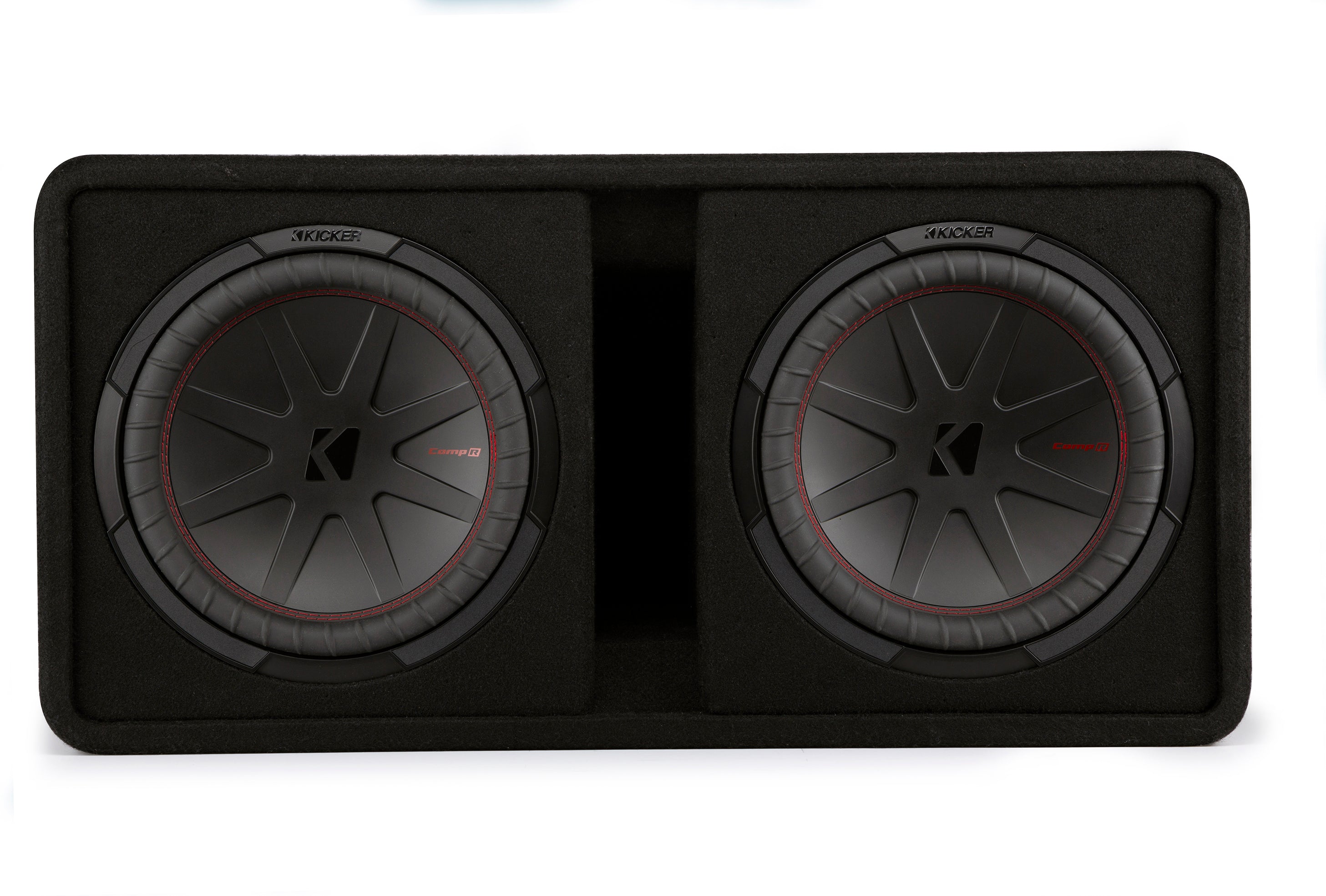 Kicker 48DCWR122 CompR 12" Dual Loaded Subwoofer in Vented Enclosure