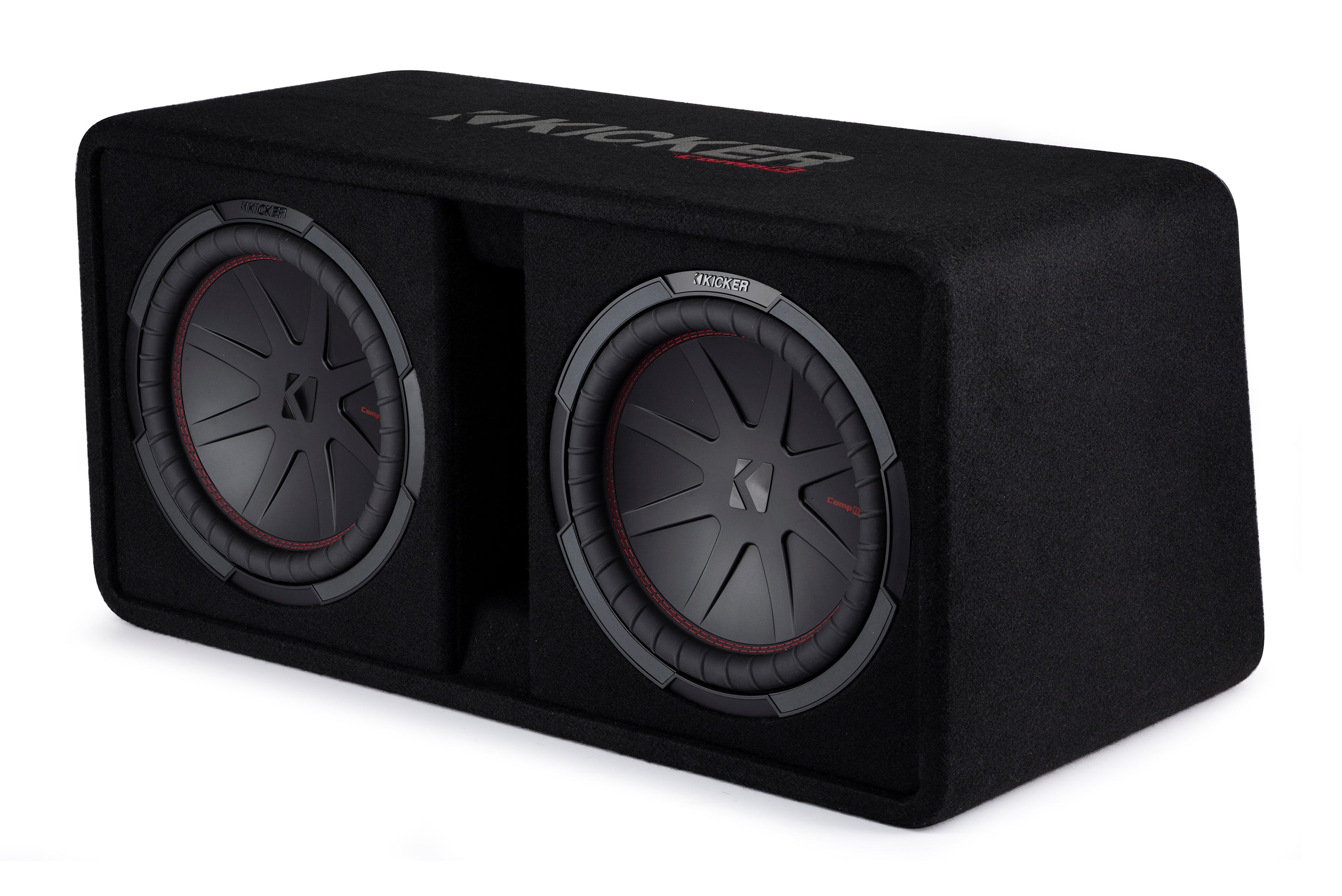 Kicker 48DCWR122 CompR 12" Dual Loaded Subwoofer in Vented Enclosure