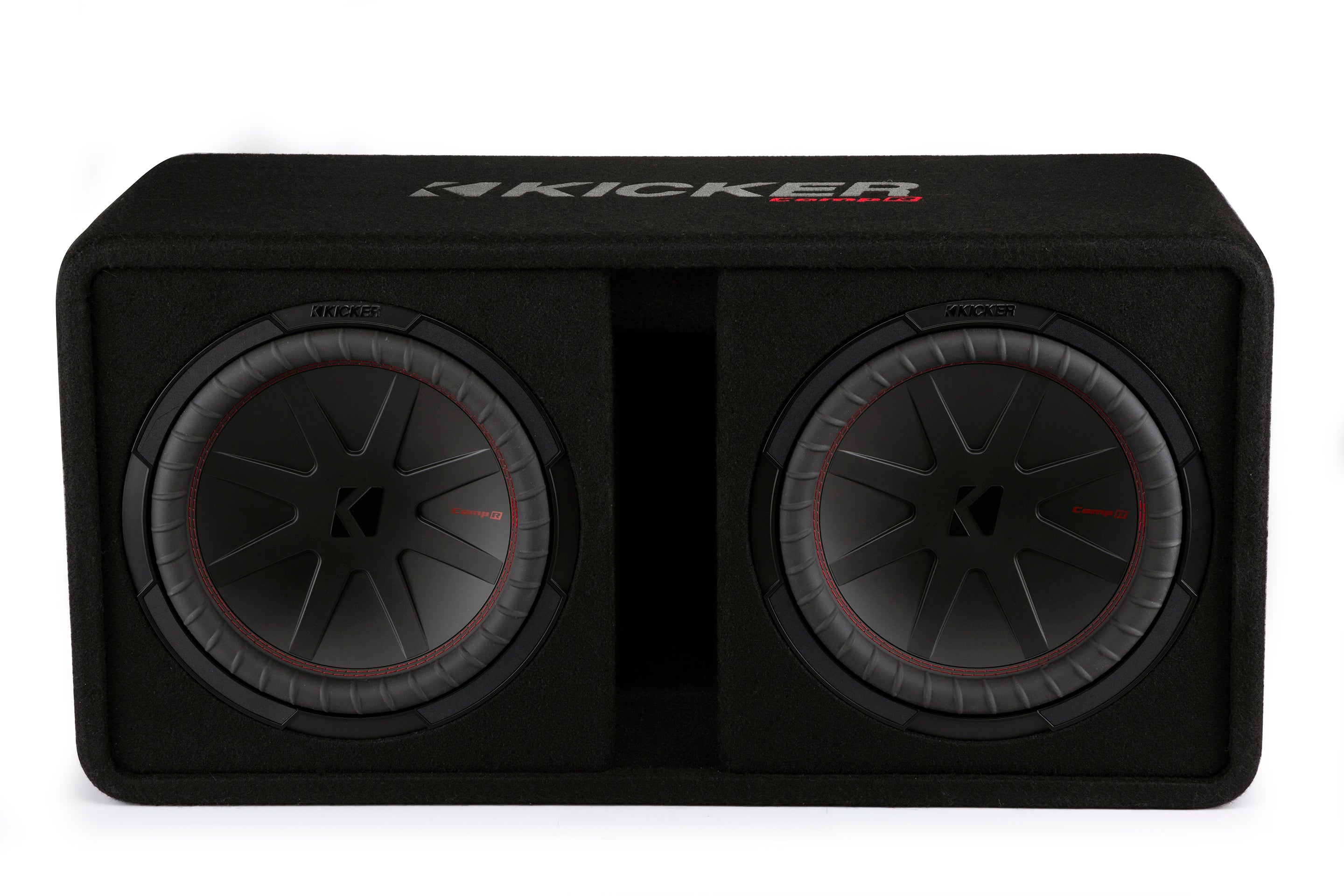 Kicker 48DCWR122 CompR 12" Dual Loaded Subwoofer in Vented Enclosure