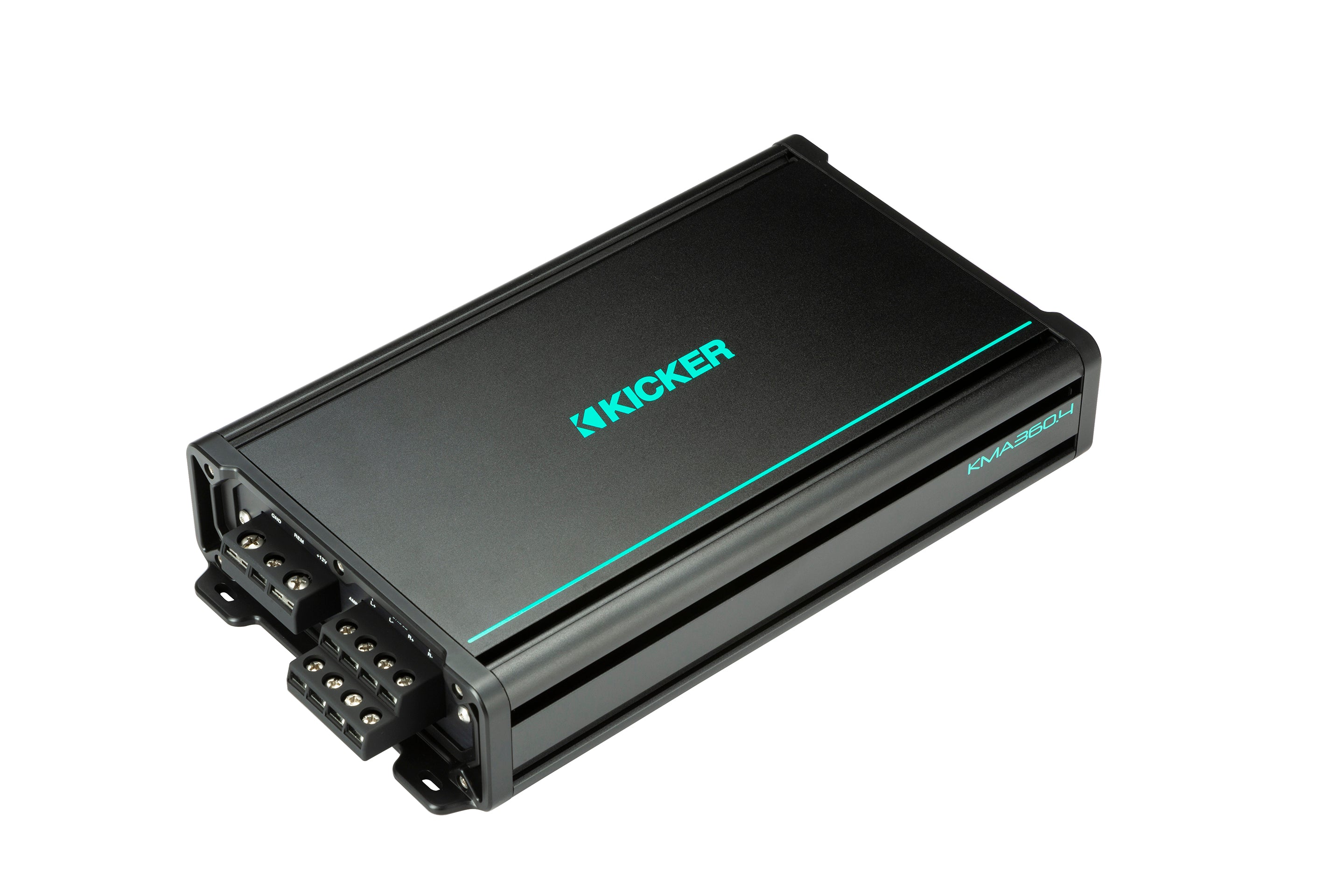 Kicker 45KM84L x2 Pairs of 8" Speakers + 48KMA3604 Amp + FREE 41KMLC Remote Marine Bundle