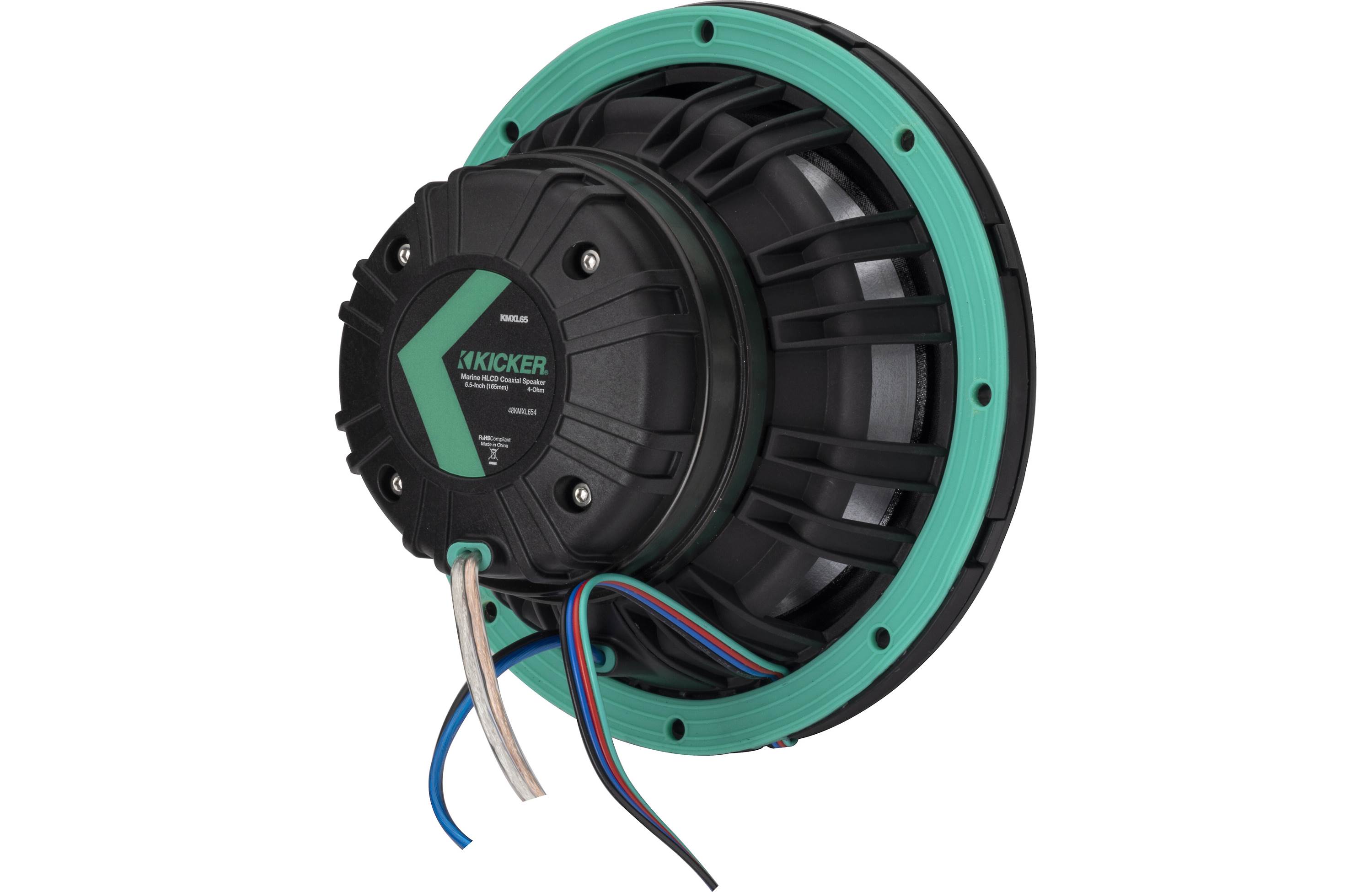 Kicker 48KMXL654 6.5" Marine Speaker w/ Grilles