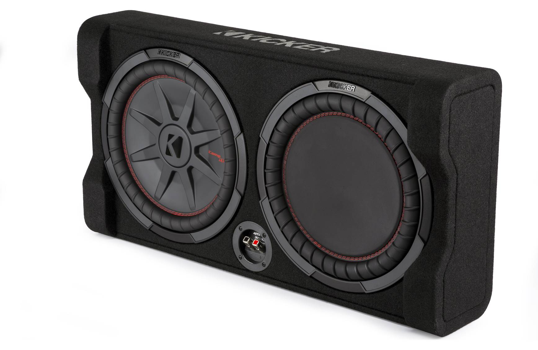 Kicker 48TRTP122 Down-Firing 12" CompRT 2-Ohm Subwoofer Enclosure