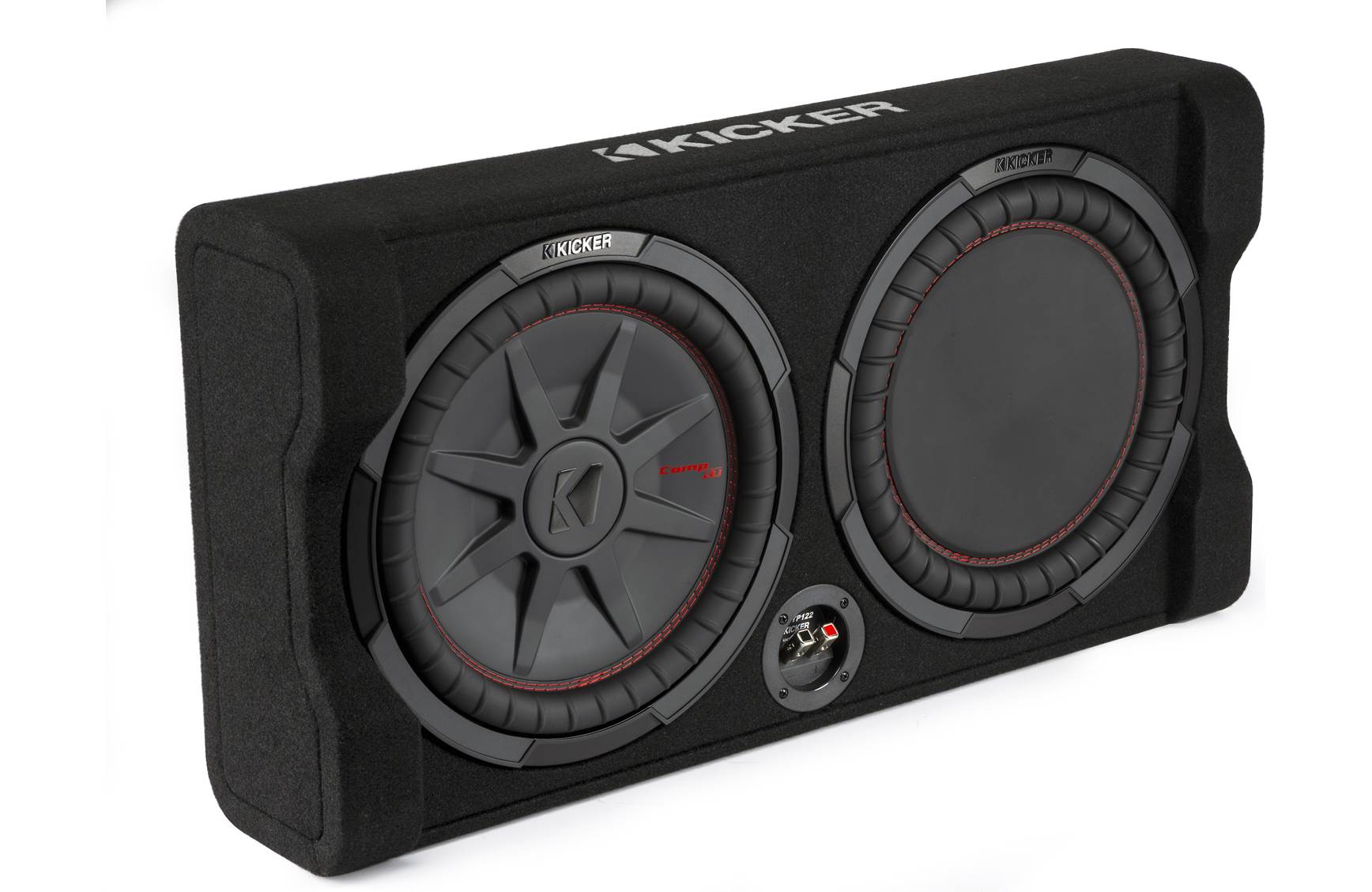 Kicker 48TRTP122 Down-Firing 12" CompRT 2-Ohm Subwoofer Enclosure