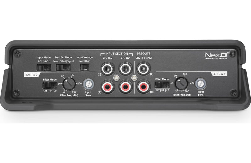 JL Audio JD400/4 4-Channel Class D Full-Range Amplifier - Freeman's Car Stereo