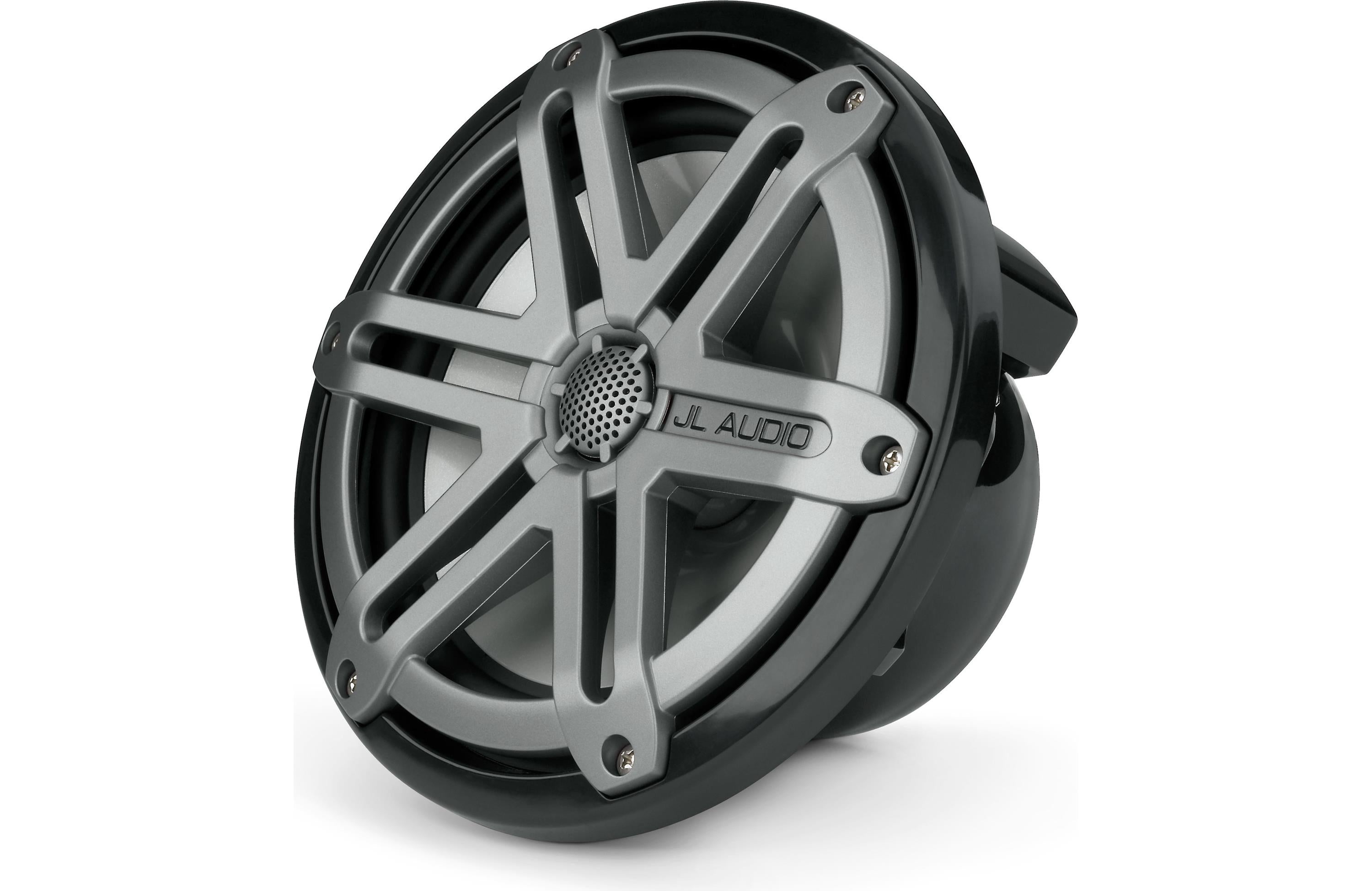 JL Audio M770-CCX-SG-TB/MCS-77CCX5-4-TB 7.7" Marine Speakers (Black w/ Titanium "Sport" grilles)