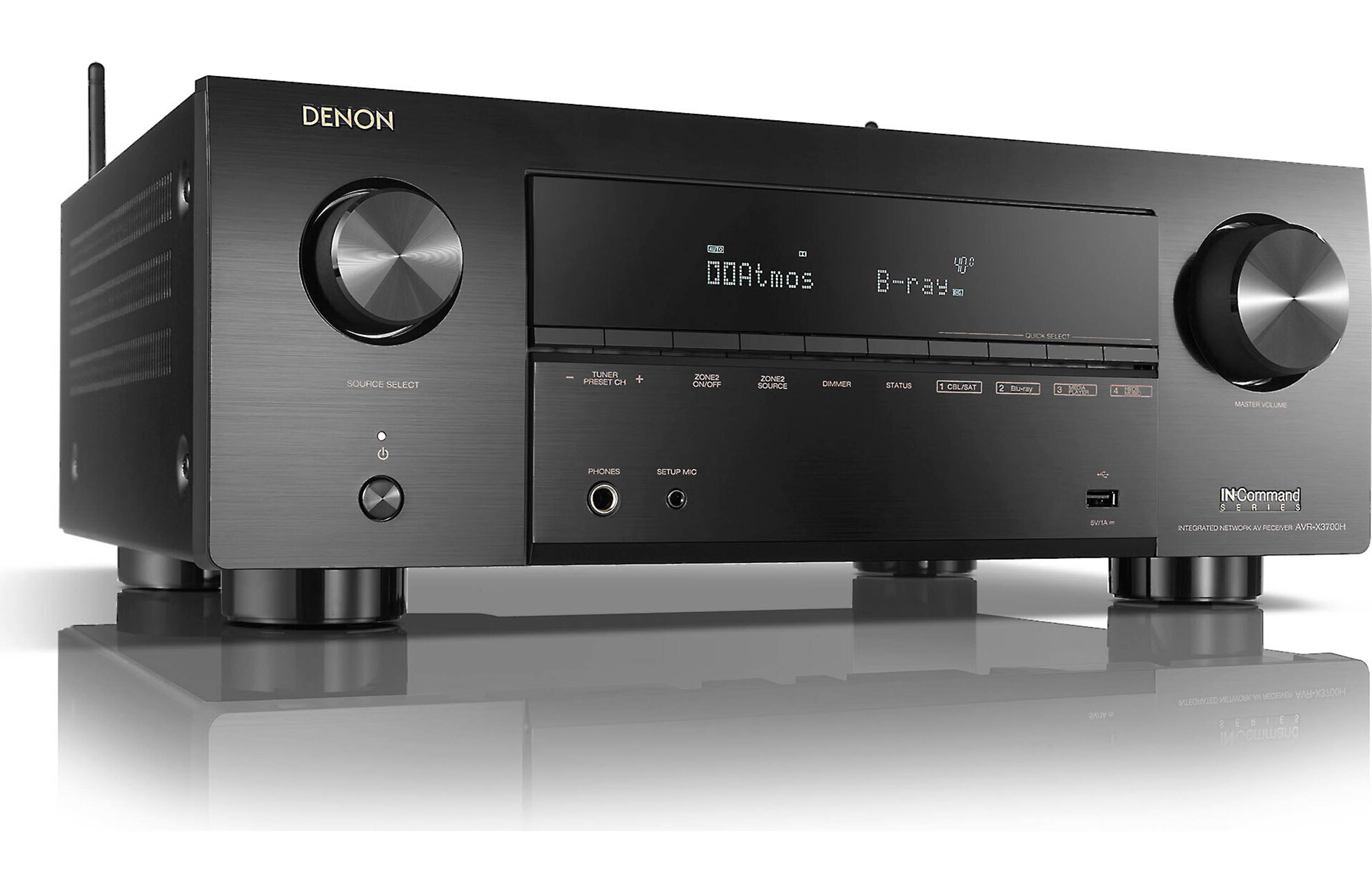 DENON AVR-X3700H (2020 model) -9.2 channel 4K Ultra HD AV receiver