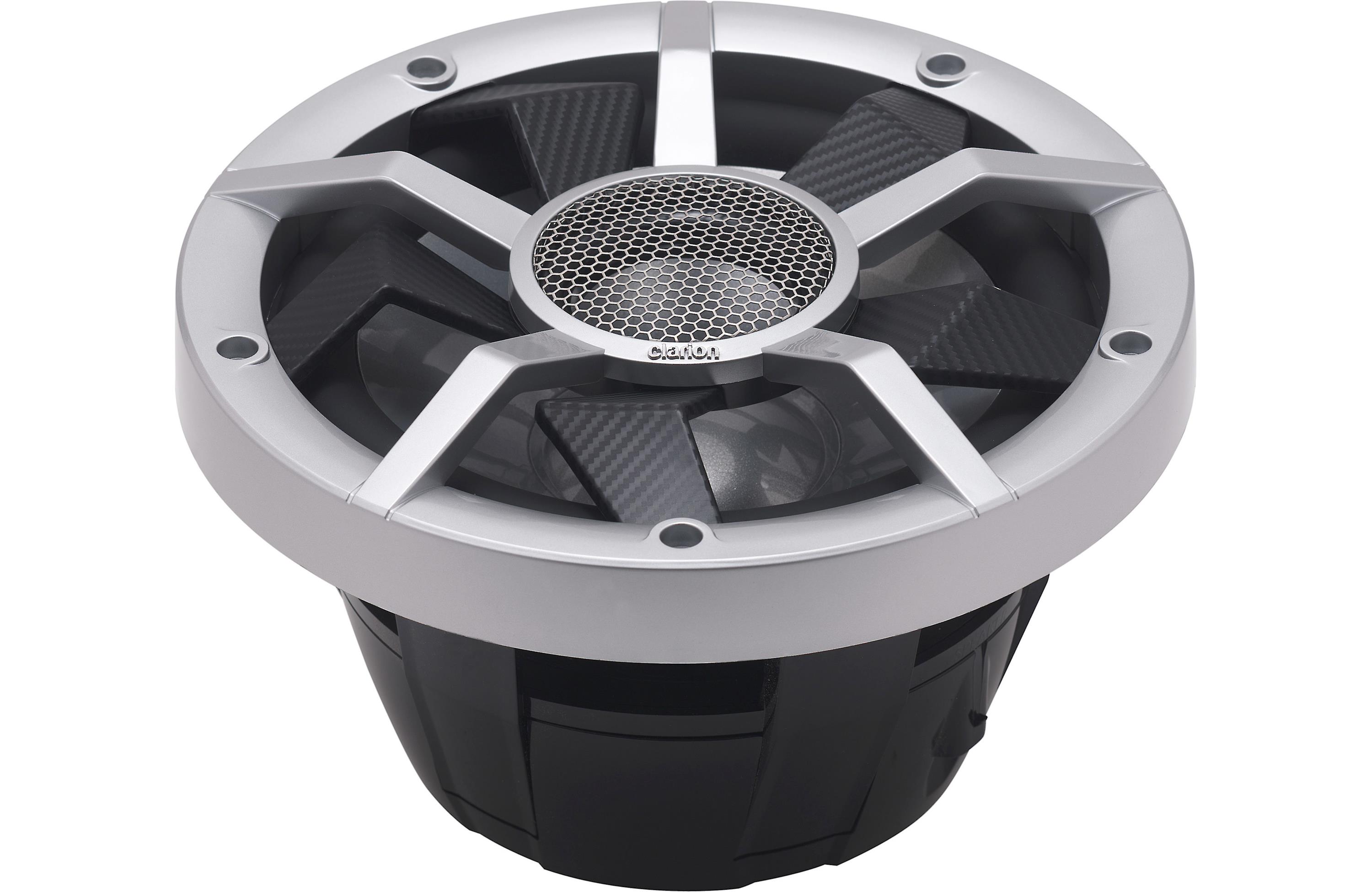 Clarion CM2513WL 10" Subwoofer w/ RGB LEDs and Dual 2 Ohm Voice Coils