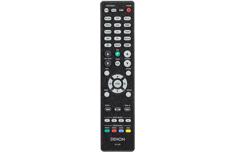 Denon AVR-X2700H 8K Ultra HD 7.2 Channel (95 Watt X 7) AV Receiver 2020  Model - Built for Gaming, Music Streaming, 3D Audio & Video, Alexa + HEOS