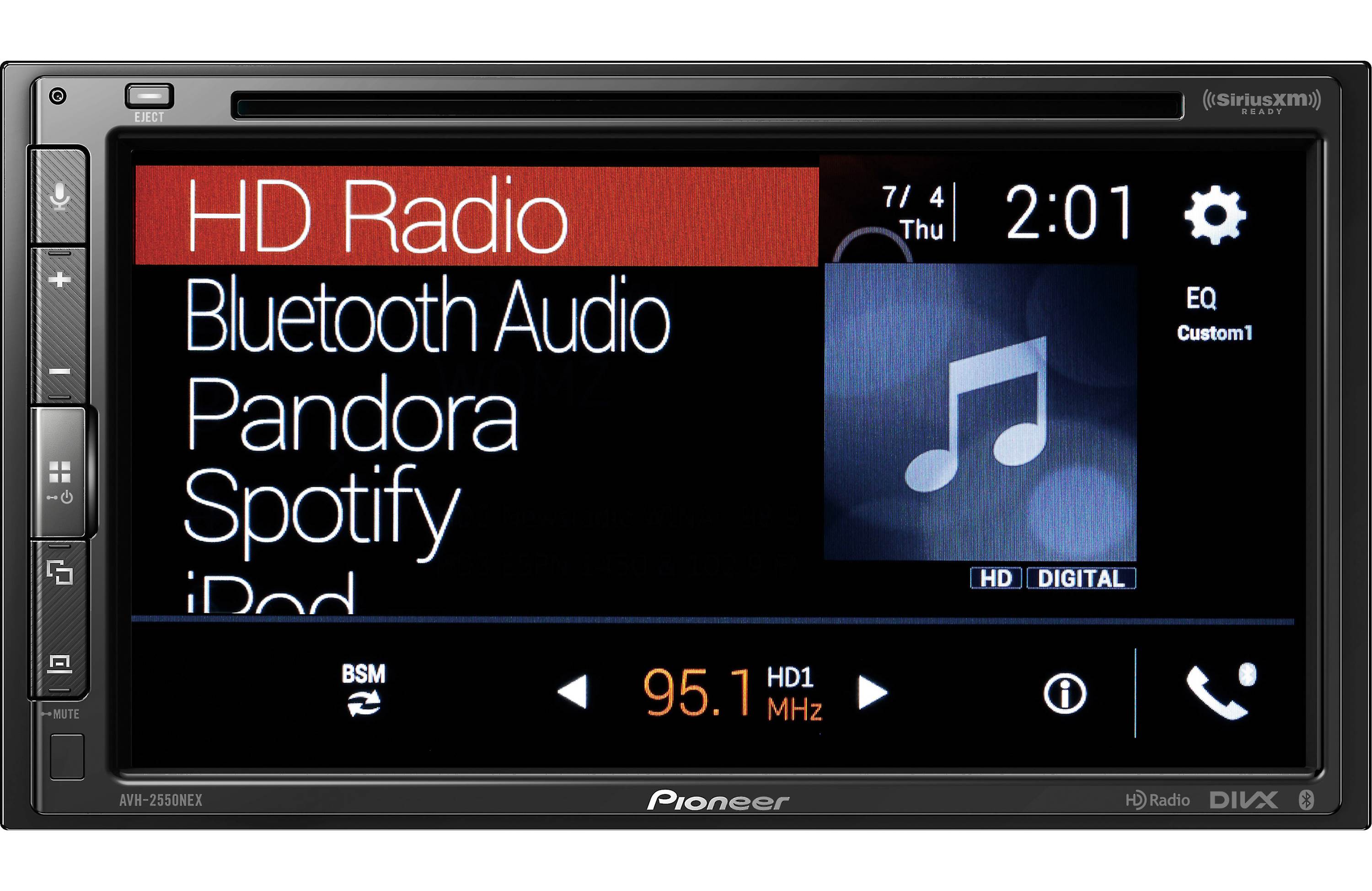 Pioneer AVH-2550NEX Multimedia DVD Receiver with 6.8