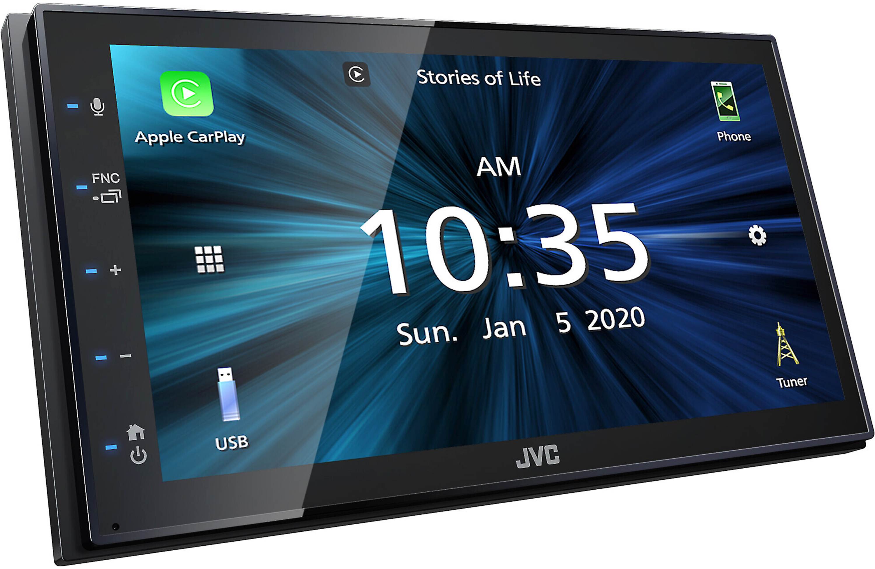 JVC KW-M560BT 6.8" Android Auto/Apple CarPlay, Built-in Bluetooth Receiver