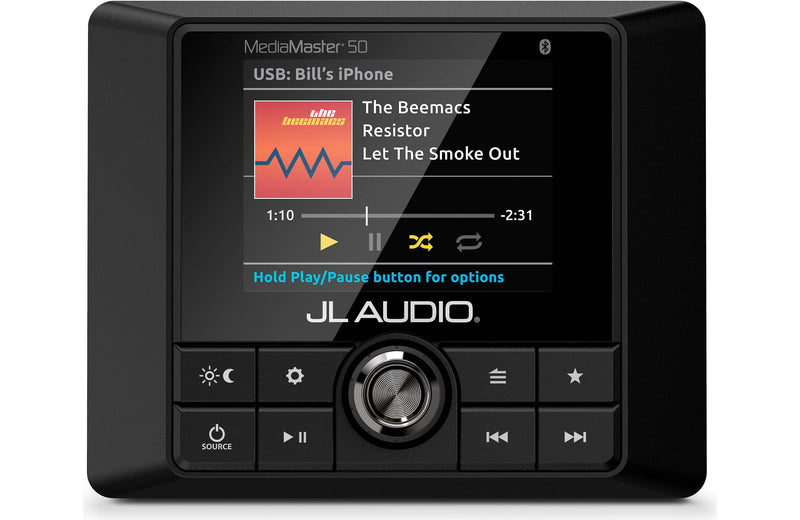 JL Audio MM50 + x2 Pairs 6.5" M3-650X-S-GM-I Marine Speakers w/ LED Bundle