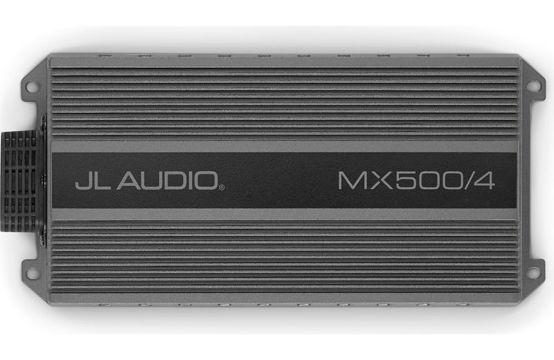 JL Audio MX500/4 Amp + M3-650X-S-GM-I x2 Pairs 6.5" Marine Speaker Bundle