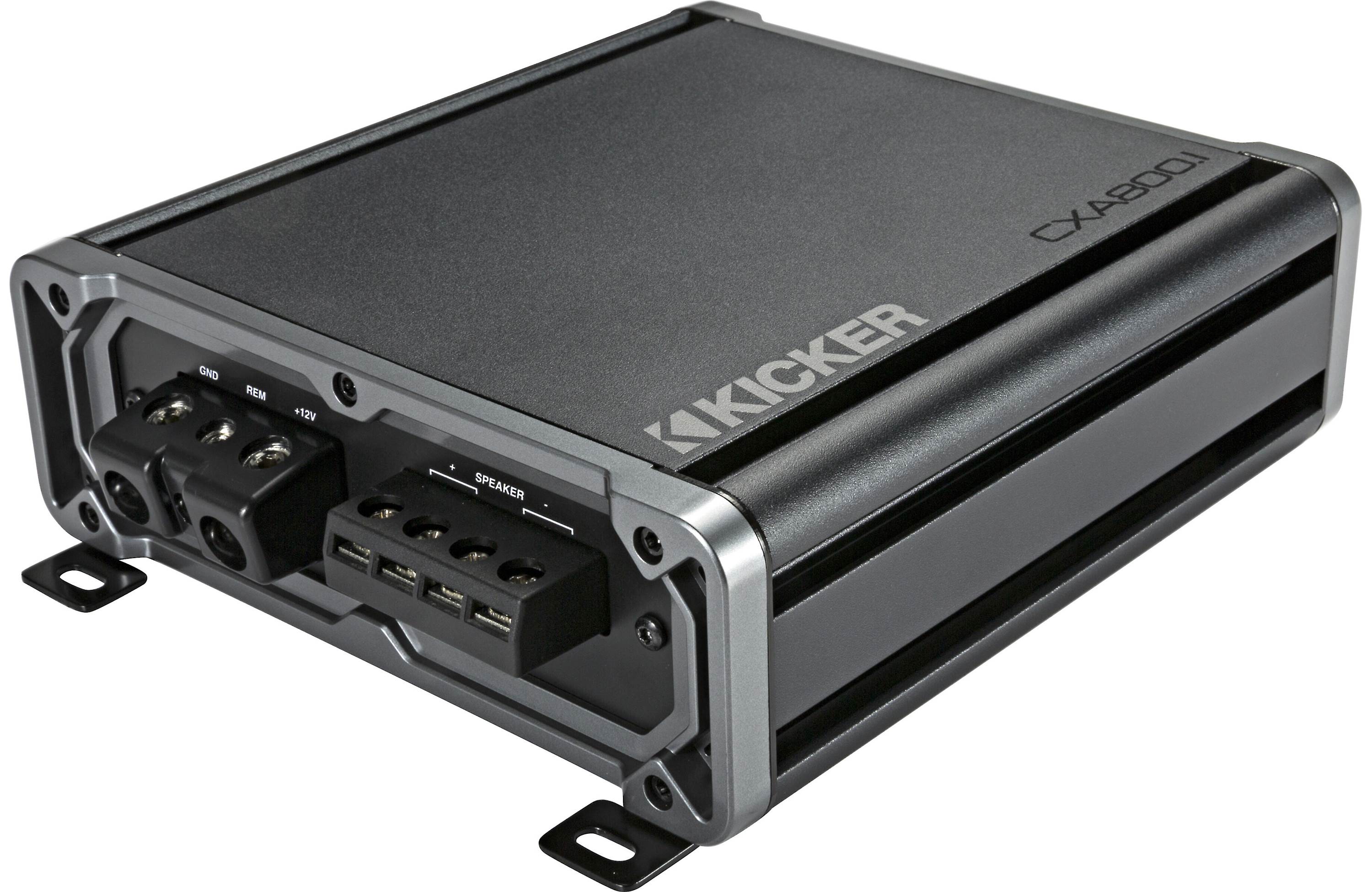 Kicker 46CXA800.1 CX Series 800 Watt Mono Class D Amplifier