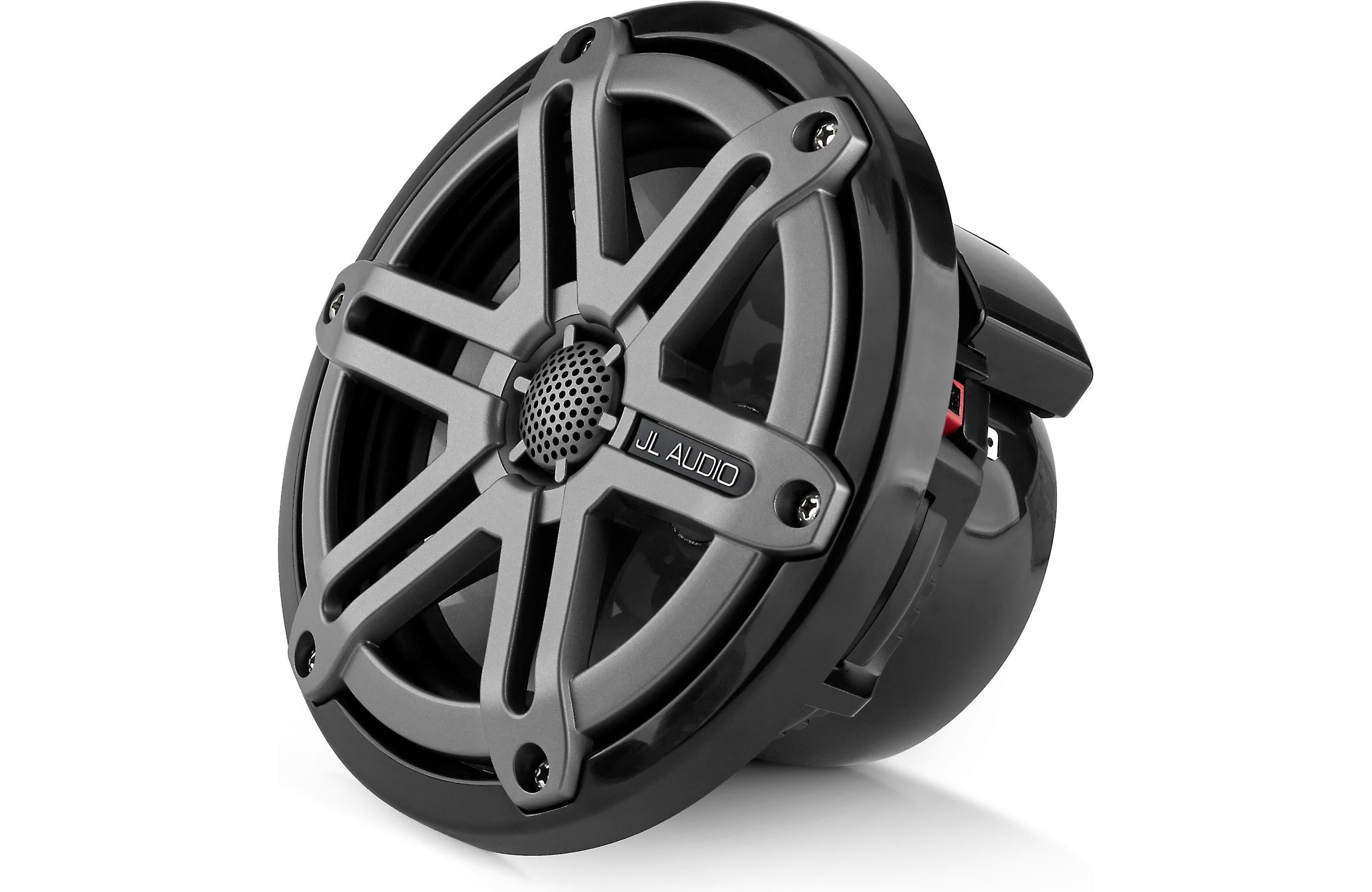 JL Audio M650-CCX-SG-TB/MCS-65CCX5-4-TB-BLb 6.5" 2-Way Marine Speakers (Black w/ Titanium "Sport" grilles)