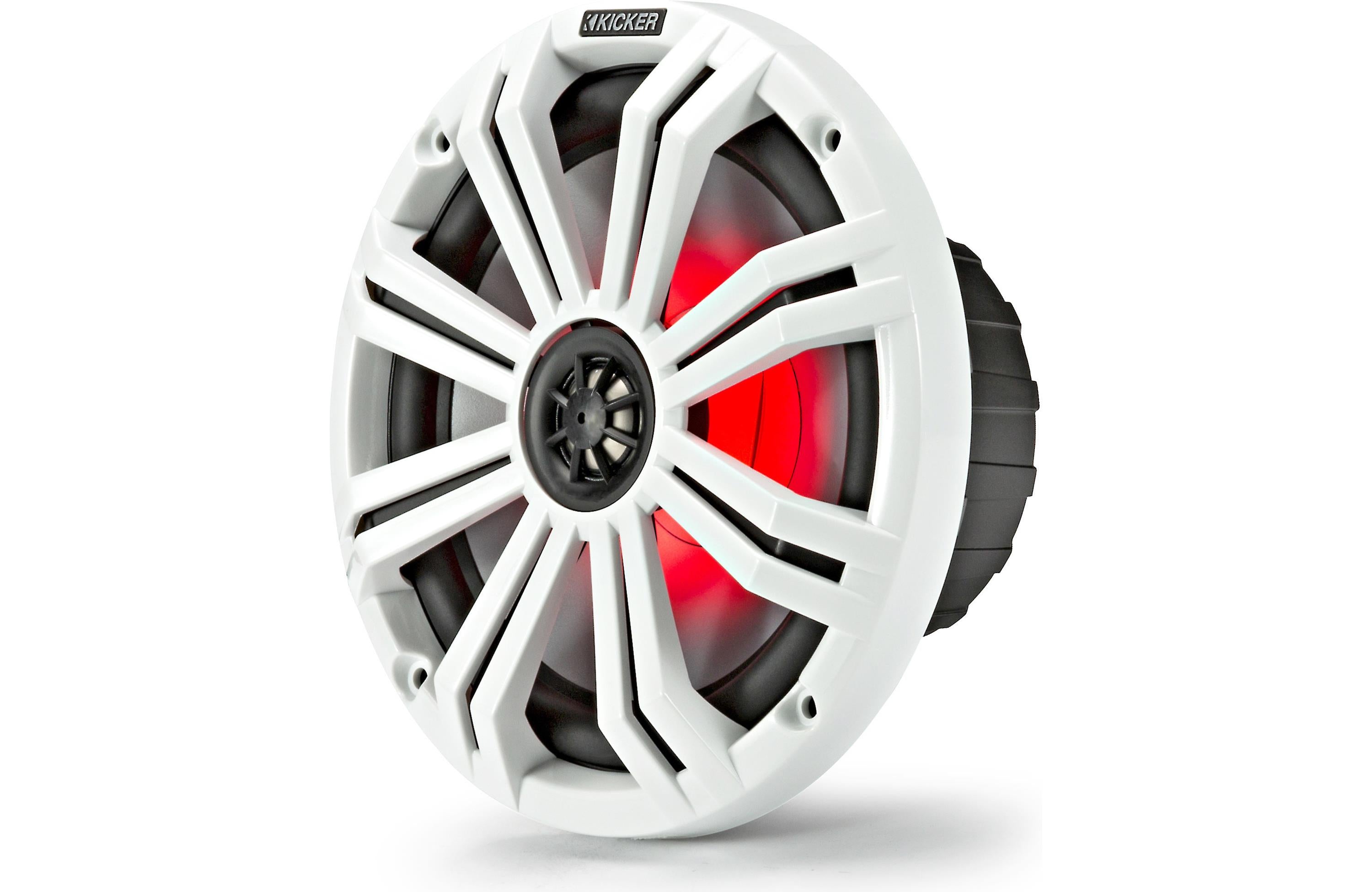 Kicker 45KM84L x2 Pairs of 8" Speakers + 48KMA3604 Amp + FREE 41KMLC Remote Marine Bundle