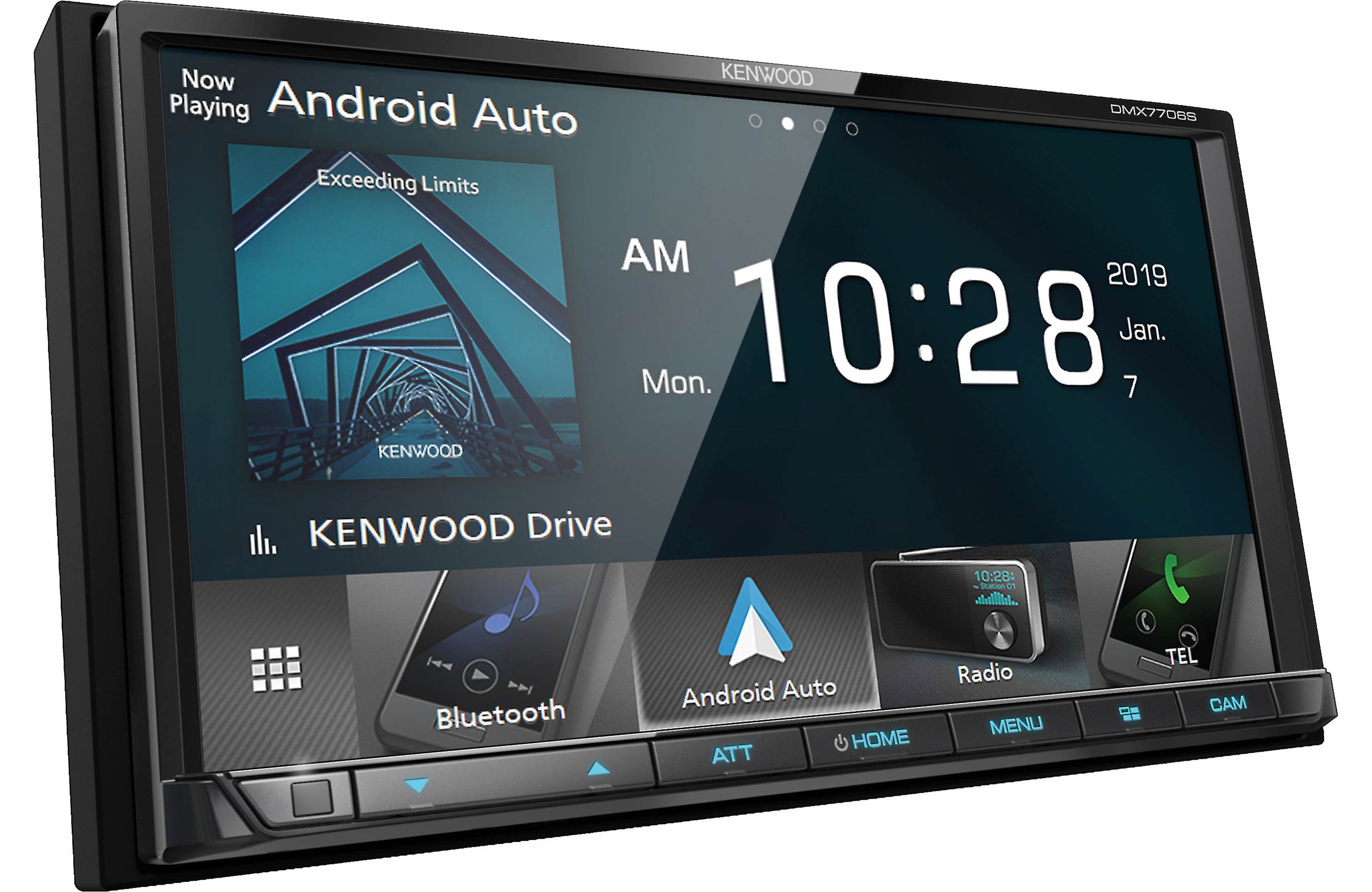 Kenwood DMX7706S Digital Receiver w/ AppleCar Play, Android Auto