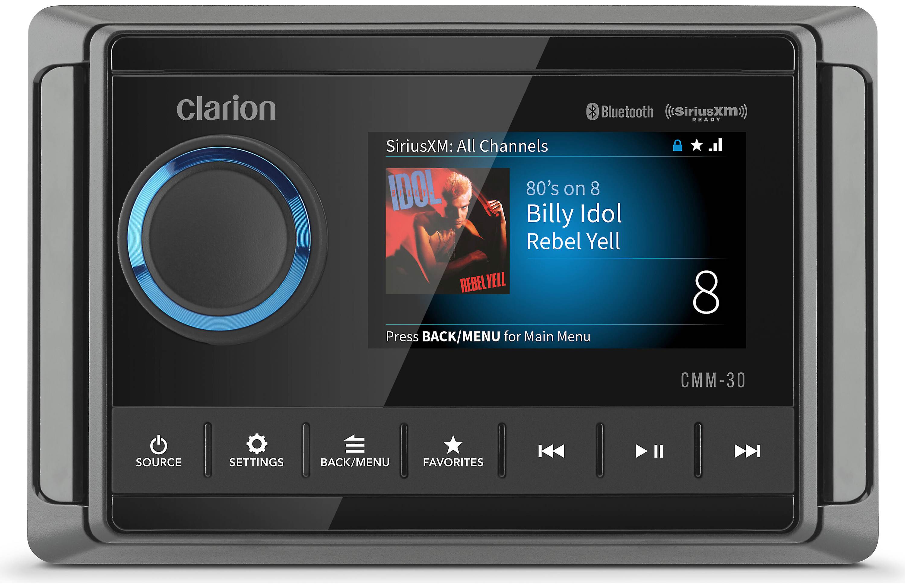 Clarion CMM-30 Marine Digital Media Receiver w/ LCD Display