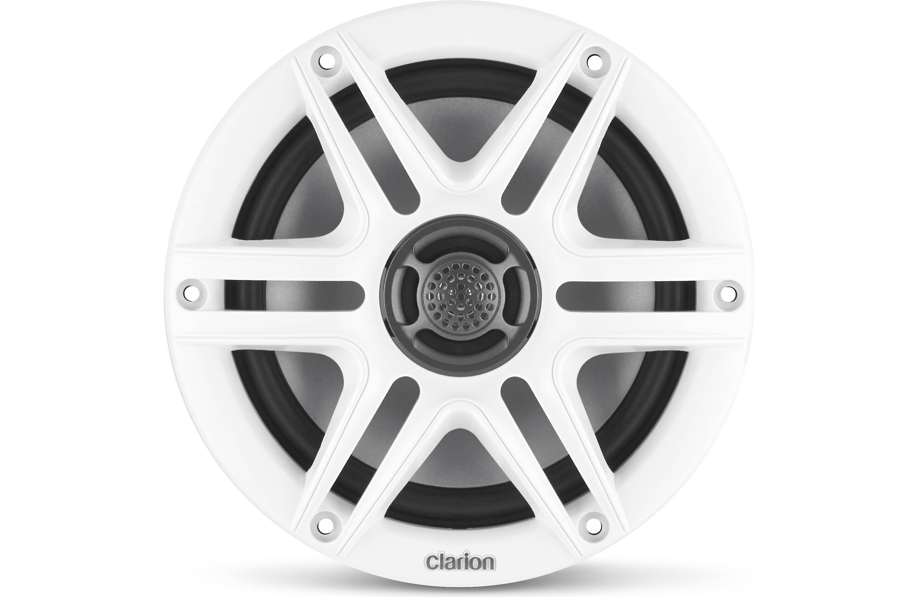 Clarion M508 1-DIN + CMS-651-SWB x2 Pair 6.5" Speakers Marine Bundle