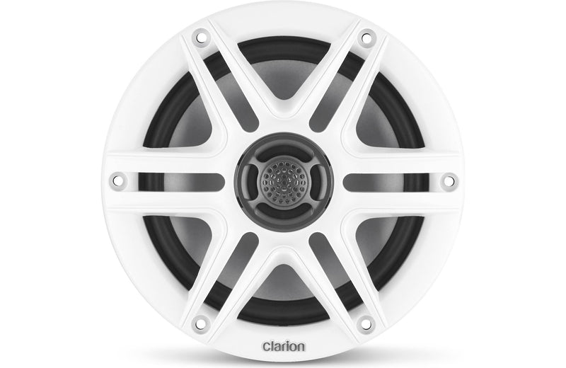 Clarion CMS4 + CMS-651-SWB x2 Pair + CMSP-101RGB-2 + XC2510 Marine Bundle