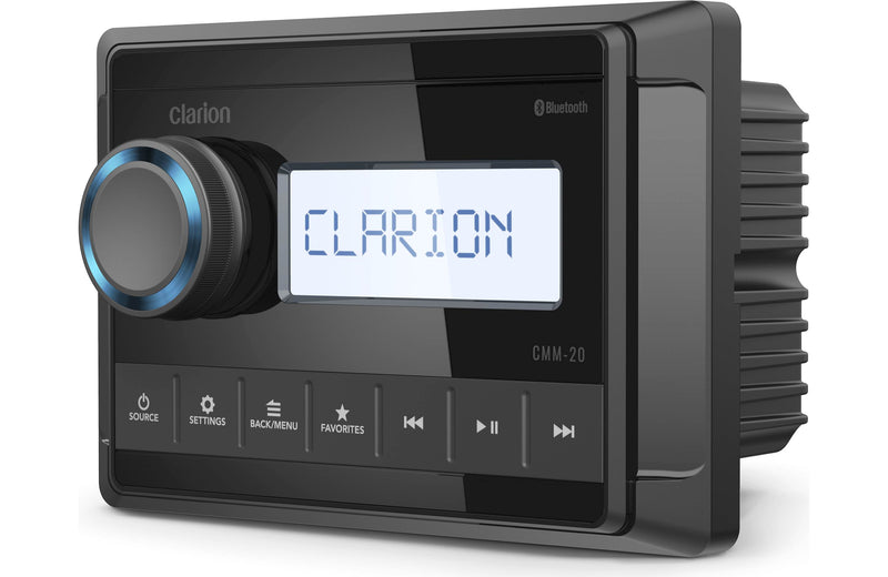 Clarion CMM-20 Marine Digital Media Receiver w/ High-Contrast Display