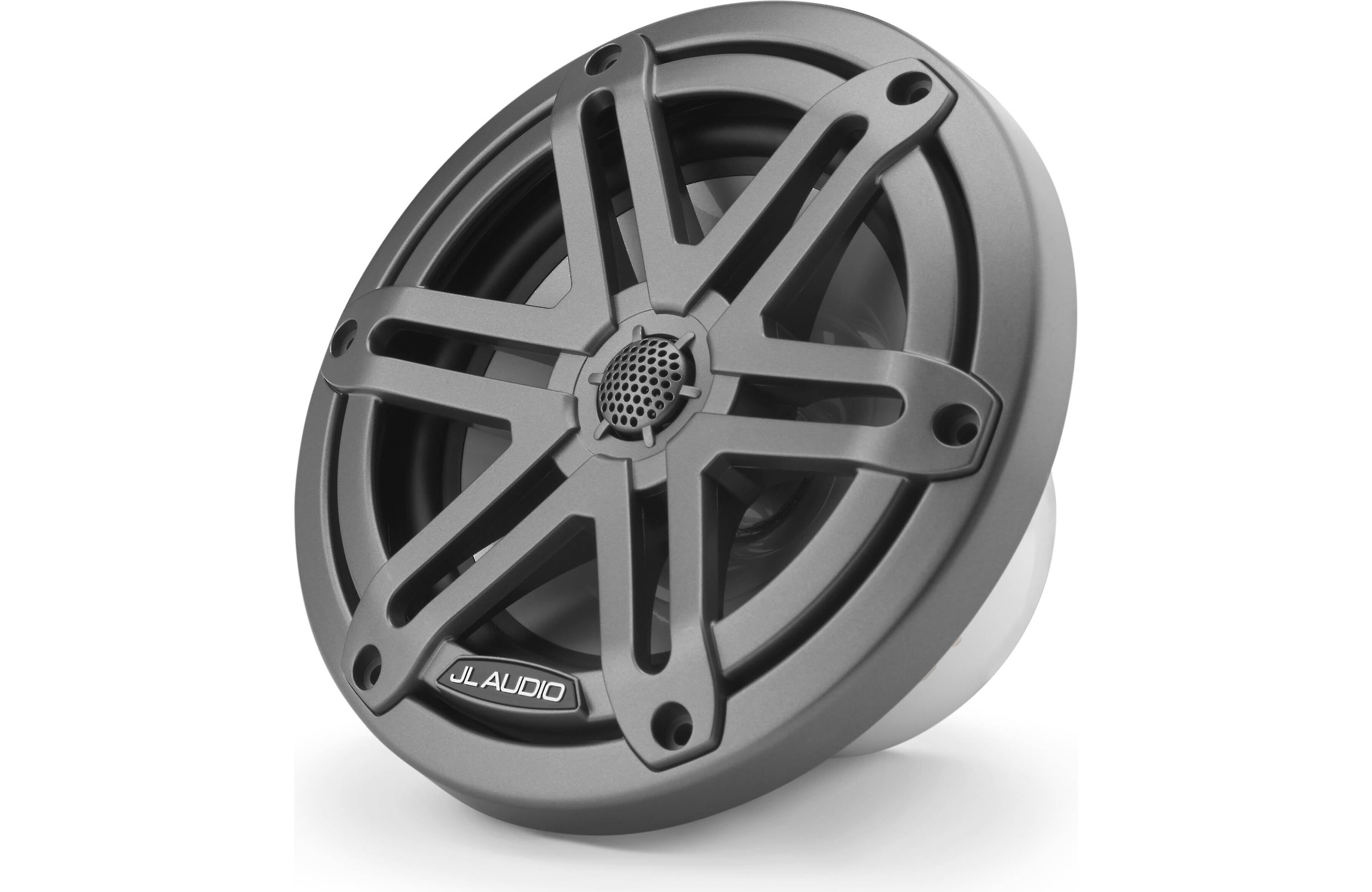 JL Audio M3-650X-S-GM 6.5-inch (165 mm) Marine Coaxial Speakers, Gunmetal Sport Grilles