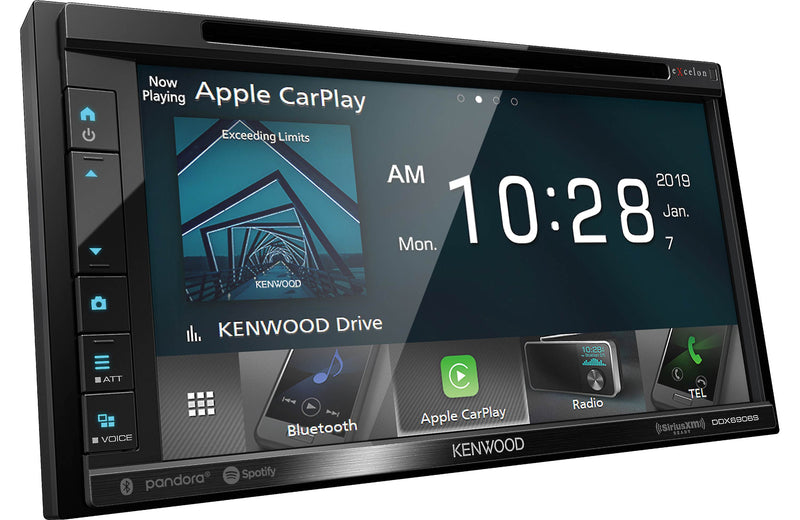 Kenwood Excelon DDX6906S 6.8" Apple CarPlay & Android Auto DVD Receiver - Freeman's Car Stereo