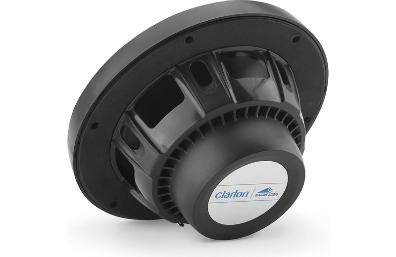 Clarion CMS-651-CWB 6.5 Inch Marine Coaxial Speakers Pair with Classic Grilles
