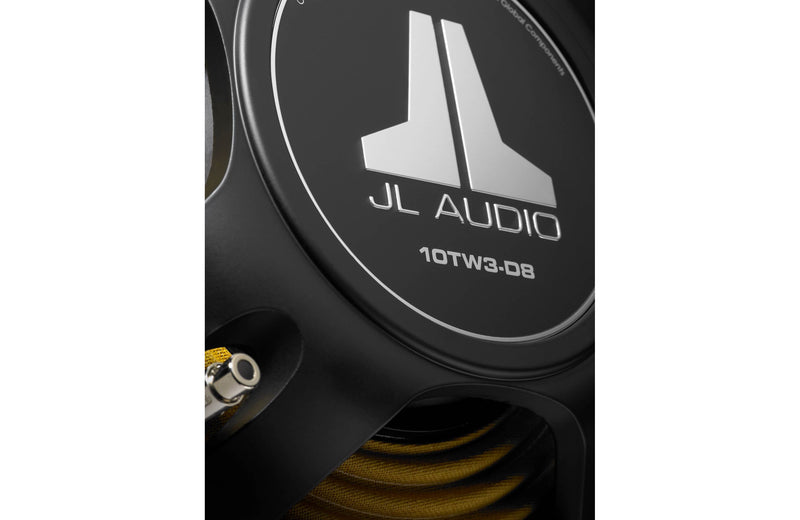 JL Audio 10TW3-D8 10" Shallow-mount Subwoofer w/ Dual 8-Ohm Voice Coils