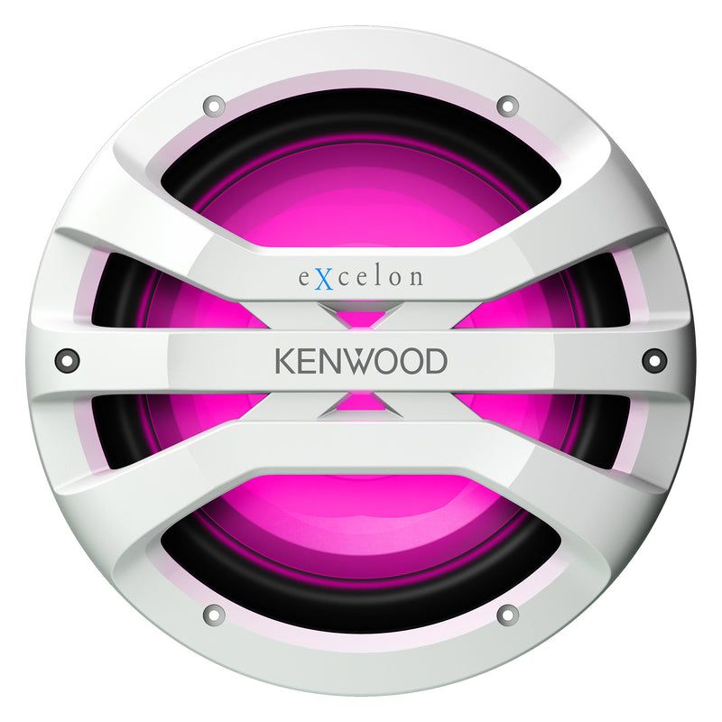 Kenwood eXcelon XM1041WL 10" Marine Powersports Subwoofer with Illumination