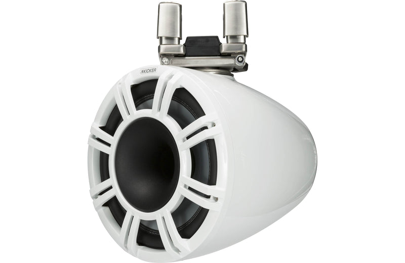Kicker 44KMTC114W 1 Pair + 45KM654L 1 Pair + 48KMA6006 Amp + FREE 41KMLC Remote Marine Bundle