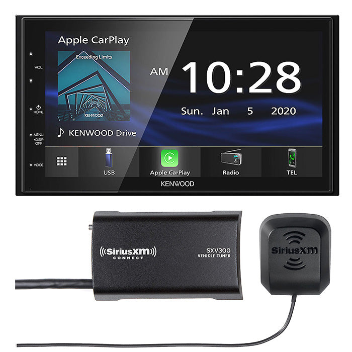 Kenwood DMX4707S Multimedia Receiver and SiriusXM SXV300V1 Tuner