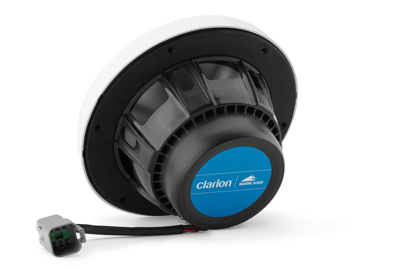 Clarion M508 1-DIN + CMSP-651RGB-SWG x2 Pairs 6.5" Marine Speakers Bundle