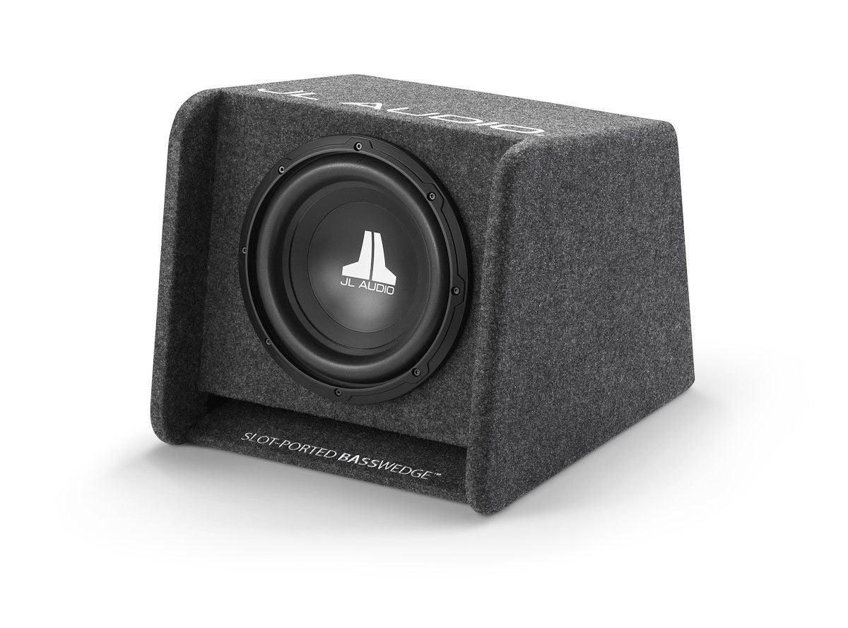 JL AUDIO CP110-W0v3 - Single 10W0v3 BassWedge, Ported, 4 Ω - Freeman's Car Stereo