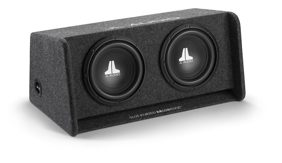 JL AUDIO CP210-W0v3 - Dual 10W0v3 BassWedge, Ported, 2 Ω - Freeman's Car Stereo