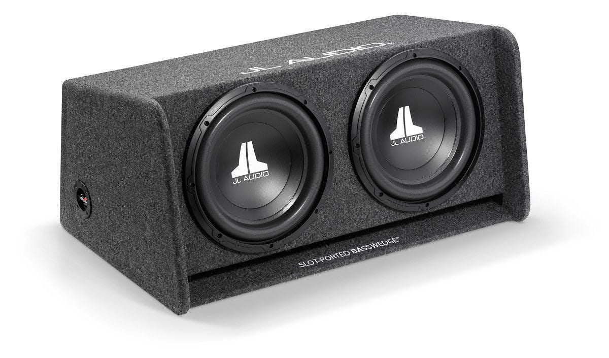 JL AUDIO CP212-W0v3 - Dual 12W0v3 BassWedge, Ported, 2 Ω - Freeman's Car Stereo